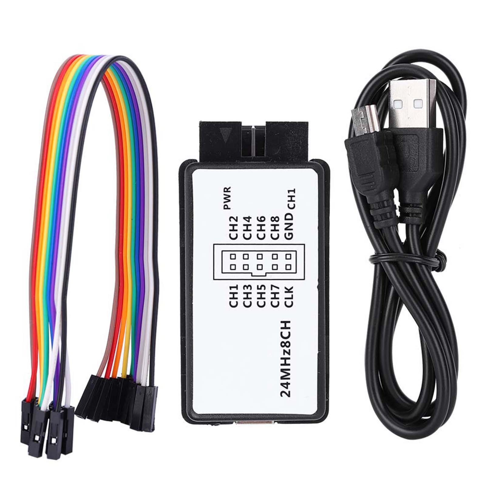 Analizator logiczny 24 MHz, ur – Logic Analyzer Usb recenzja i cena