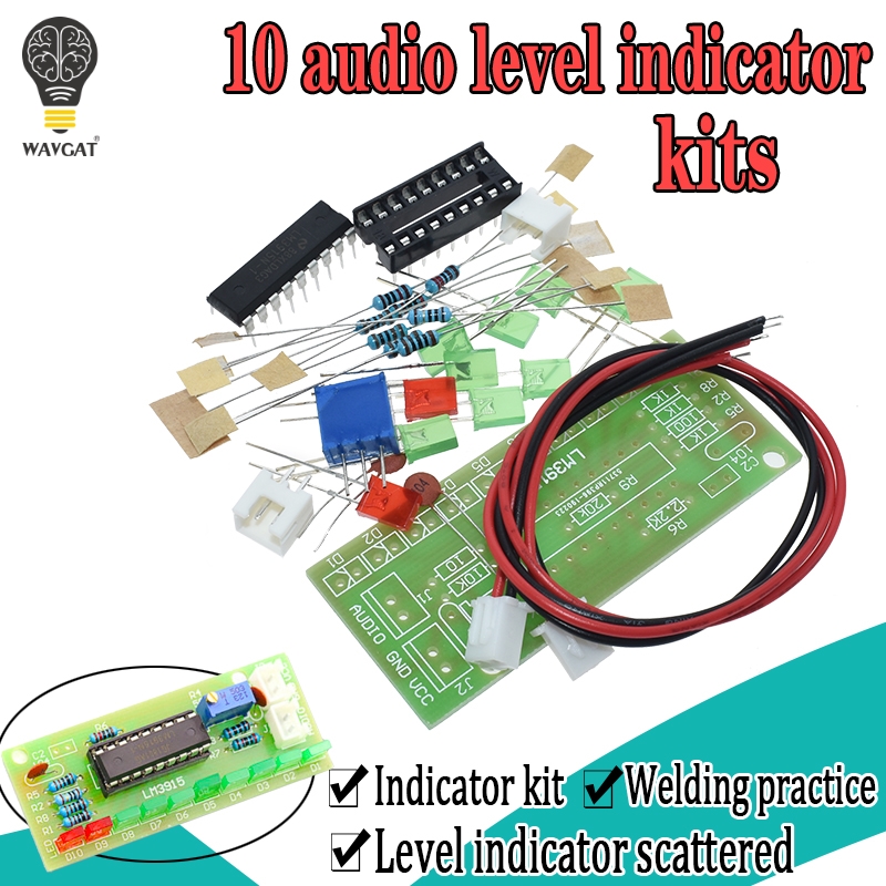 LM3915 DC 9V-12V 10 LED dźwięk – Diy Audio Electronics Kit recenzja i cena